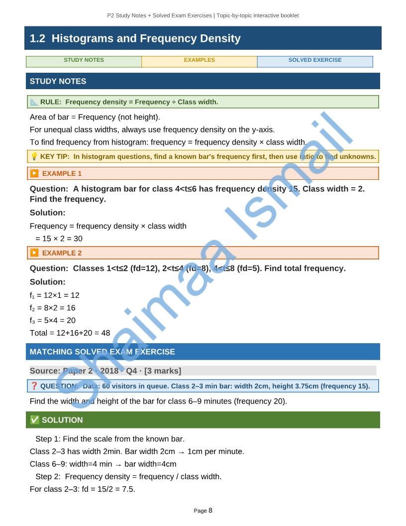 Math Cambridge Notes NIES L2 paper 2 - Image 3